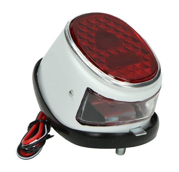 achterlicht ot compleet +rubber wit puch maxi