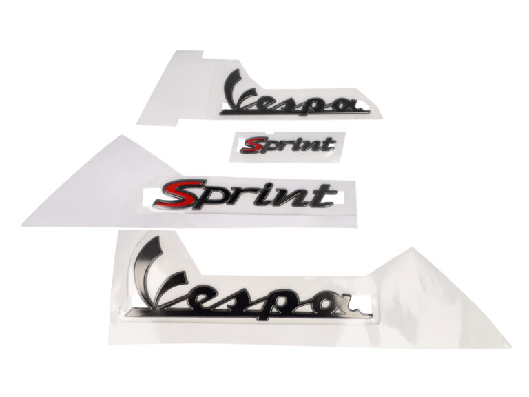 Stickerset — geschikt voor Vespa Smoke 4-delig Sprint