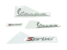 Stickerset — geschikt voor Vespa 4-delig Sprint