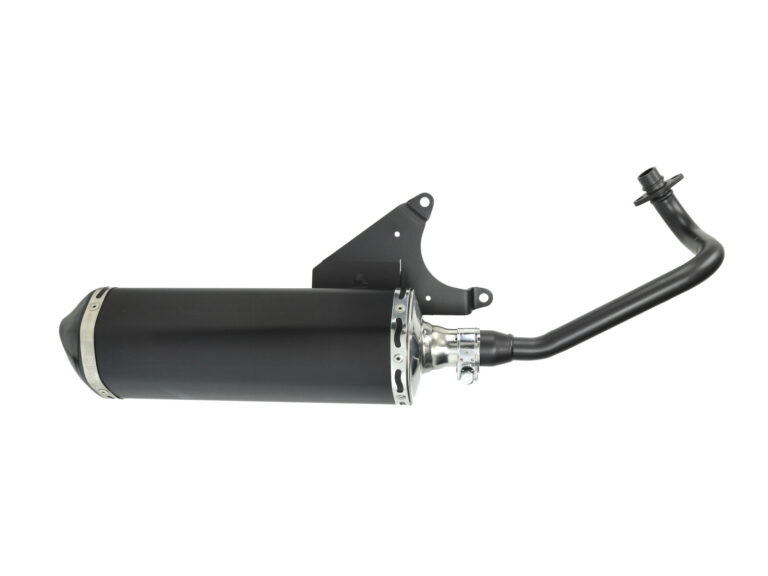 Uitlaat jamarcol ovaal (model Akrapovic) zwart/zwart LX 4t-2v