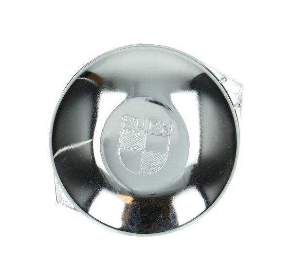 vliegwieldeksel DMP + logo chroom puch maxi
