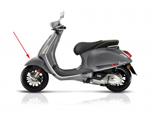 voorspatbord Piaggio origineel grijs titanio 707/C sprint sport 1b006646000hq