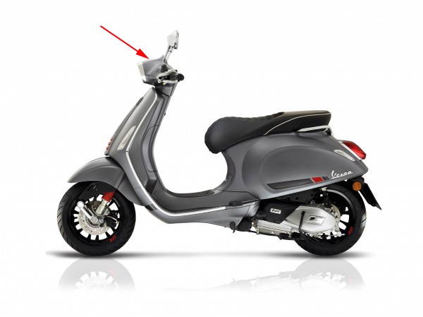 stuurkap Piaggio origineel boven grijs titanio 707/C sprint sport 1b000071000hq