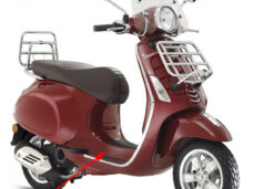 Treeplank Piaggio origineel rood — geschikt voor Piaggio Metallic 880