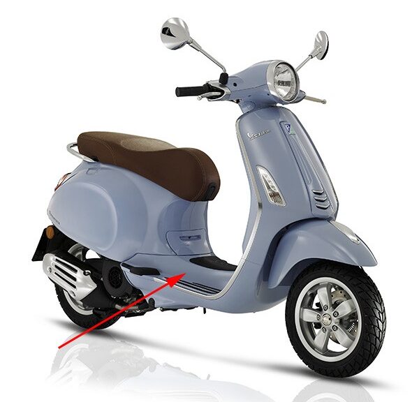 treeplank Piaggio origineel blauw 279/a primavera 67361200t8