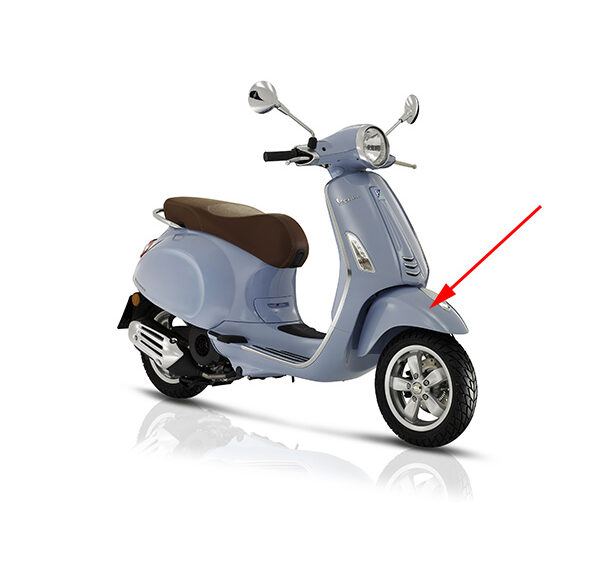 Voorspatbord Piaggio origineel blauw — geschikt voor Piaggio 279