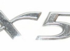 embleem Piaggio origineel woord [lx50] zijscherm 8.5cm aluminium 656221