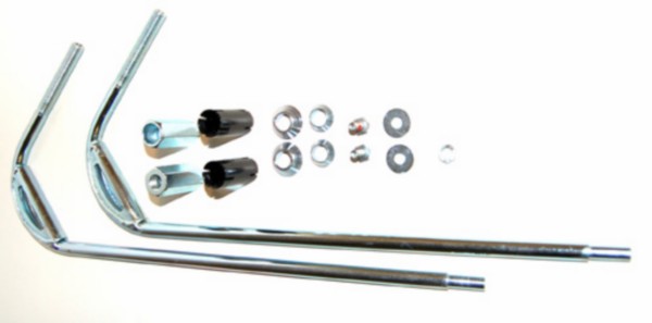 windscherm Piaggio origineel bevestigingset chroom vespa lx
