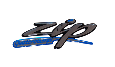 Sticker Piaggio origineel woord — geschikt voor Piaggio Zip Quattro 3d