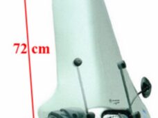 windscherm Piaggio origineel met bevestigingsset hoog 72cm helder zip2000 582338