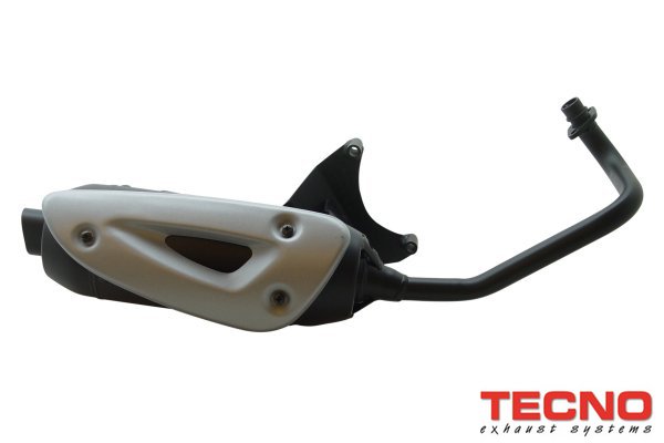 Uitlaat tecno standaard model straight zip 4t