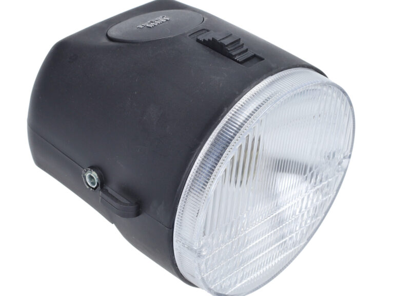 Koplamp zwart — geschikt voor Vespa Si