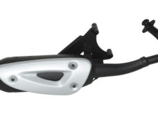 Uitlaat tecno standaard model straight zwart et2