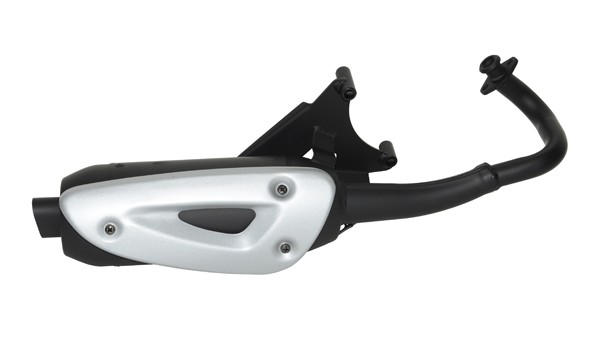uitlaat tecno standaard model straight (made in EU) zwart et2