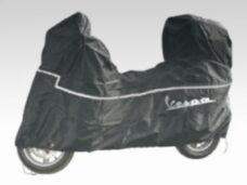 beschermhoes Piaggio origineel + windscherm/koffer groot zwart et2-et4