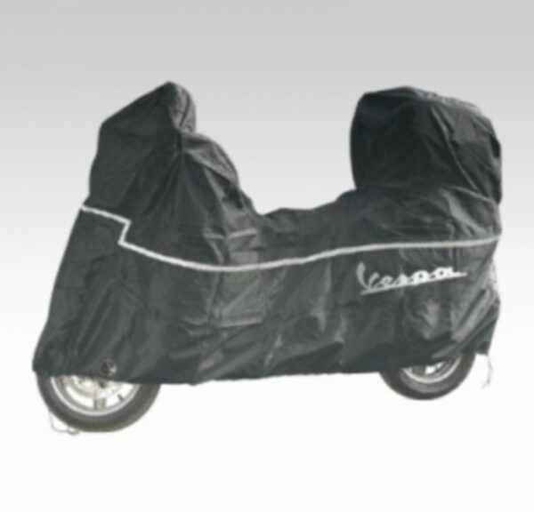 beschermhoes Piaggio origineel + windscherm/koffer groot zwart et2-et4