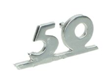 Logo klik woord [50] 3.5cm aluminium — geschikt voor Vespa