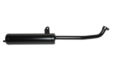 Uitlaat tecno origineel model citypower 23.5mm zwart citta