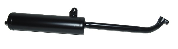 uitlaat tecno origineel model 25km (made in EU) 23.5mm zwart ciao2001