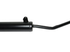 Uitlaat tecno origineel model 45km 22mm zwart ciao mix