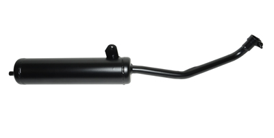 Uitlaat tecno origineel model 45km 22mm zwart ciao mix