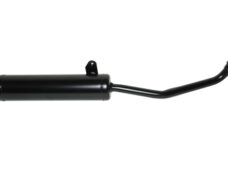 Uitlaat tecno origineel model 25km 23.5mm zwart ciao mix