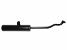 uitlaat origineel model 25km (made in EU) 23.5mm zwart si mix