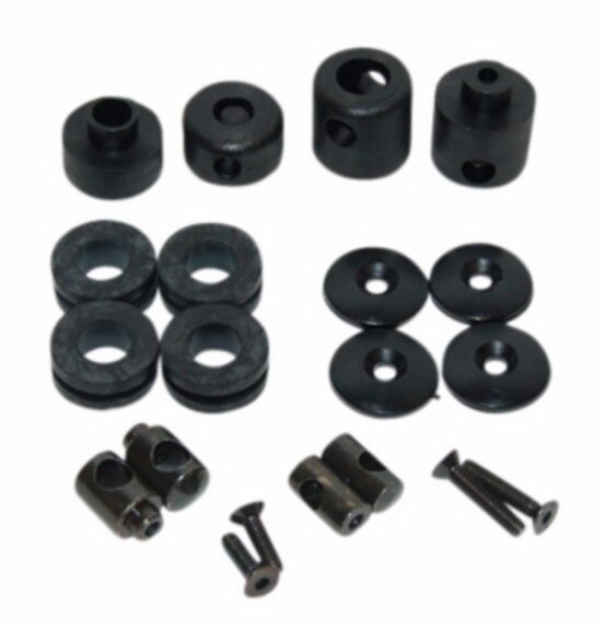 windscherm Piaggio origineel dop set zwart zip2000