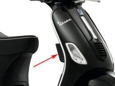 Opbergvak Piaggio origineel rechts zwart — geschikt voor Piaggio