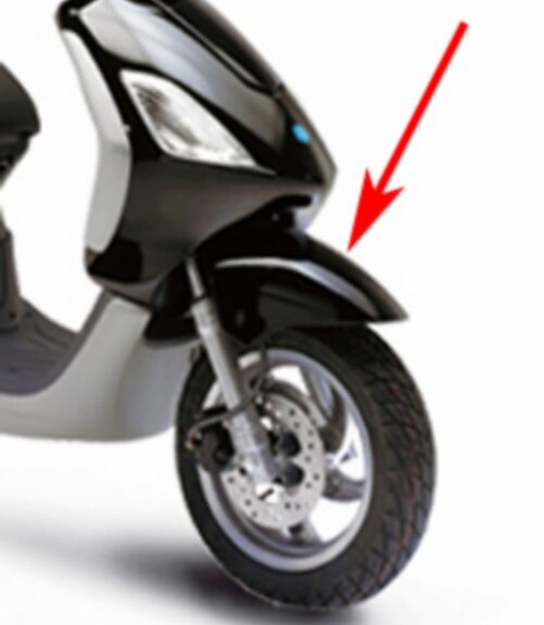 voorspatbord Piaggio origineel zwart lucido 94 fly 6002930090