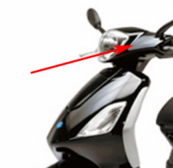stuurkap Piaggio origineel zwart lucido 94 fly 6527410090
