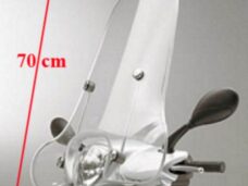 windscherm Piaggio origineel met bevestigingsset hoog helder fly