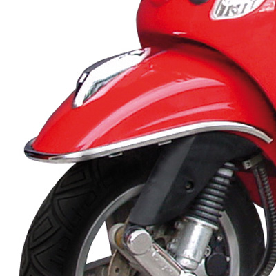 Sierbeugel Piaggio origineel voorspatbord chroom — geschikt voor Piaggio