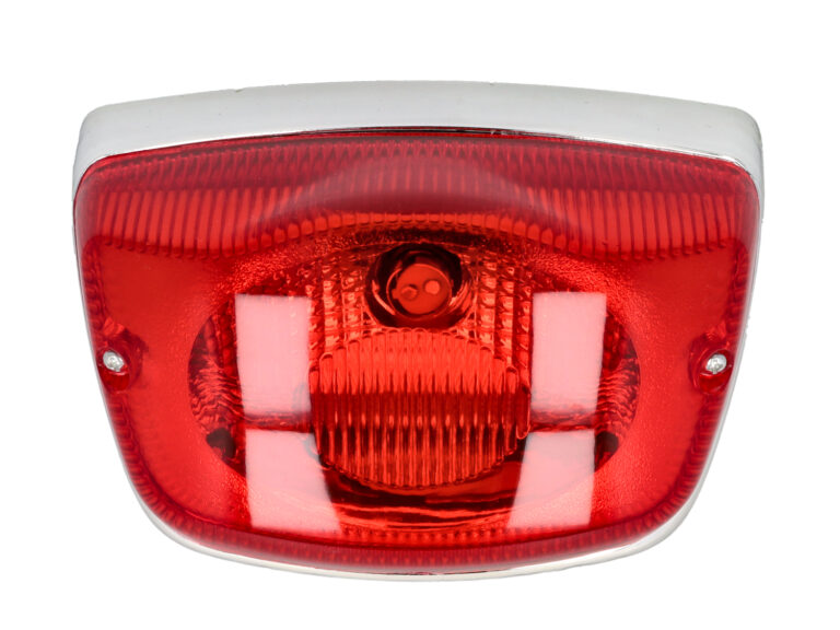 Achterlicht DMP + rand model origineel (zonder bolletje) chroom lxv — geschikt voor Vespa LX