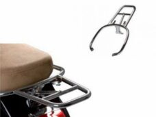 achterdrager Piaggio origineel topkoffer vast chroom vespa lx