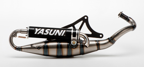 Uitlaat Yasuni yasuni-R carbon — geschikt voor Gilera