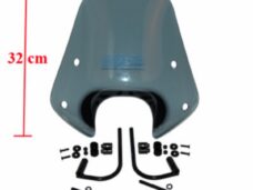 windscherm Piaggio origineel met bevestigingsset laag 32cm smoke zip2000 672481