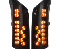 Knipperlichtset DMP LED SP achter smoke — geschikt voor Piaggio