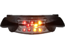 Achterlicht DMP LED + knipperlichten ingebouwd helder