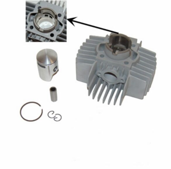 cilinder DMP 6-poort aluminium 38mm puch maxi