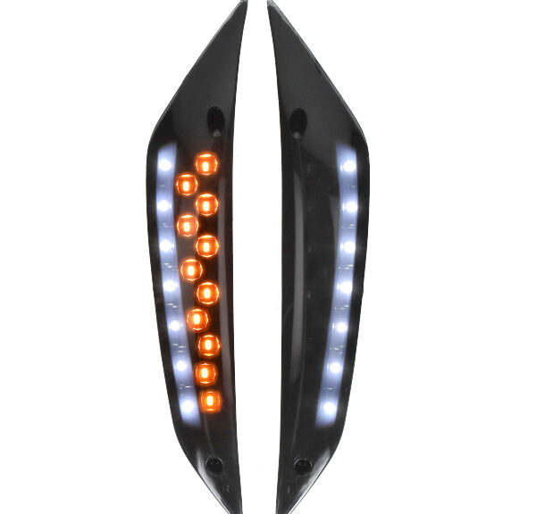 Knipperlichtset DMP LED SP met dagrijverlichting voor smoke — geschikt voor Piaggio