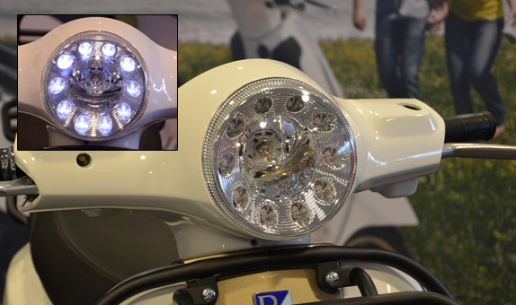 Koplamp DMP LED — geschikt voor Vespa LX