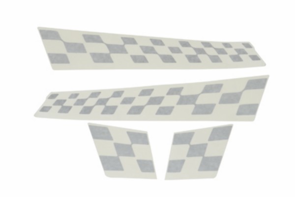 stickerset Piaggio origineel sport finish vlag grijs titanio 742/B riva