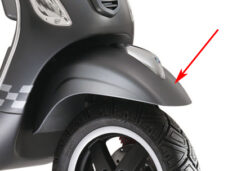 Voorspatbord Piaggio origineel grijs — geschikt voor Piaggio