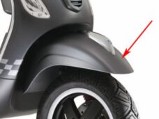 voorspatbord Piaggio origineel grijs titanio 742/B vespa S 66653060ez