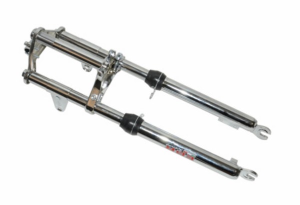 voorvork EBR kort breed compleet chroom puch maxi