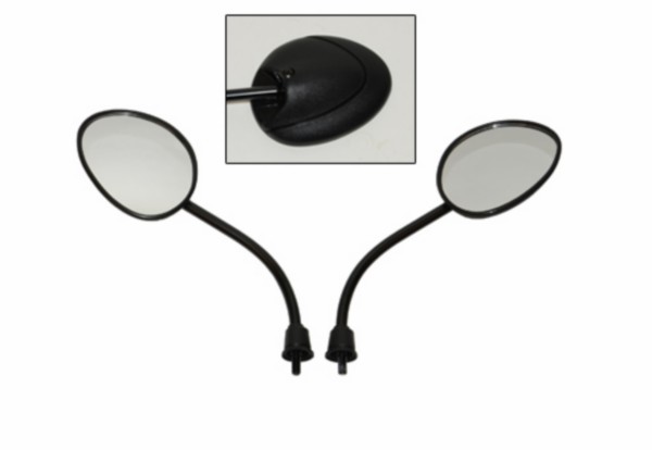 spiegelset DMP origineel model euro-2 E-keur zwart zip va2009