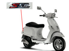 Sticker Piaggio origineel woord — geschikt voor Piaggio