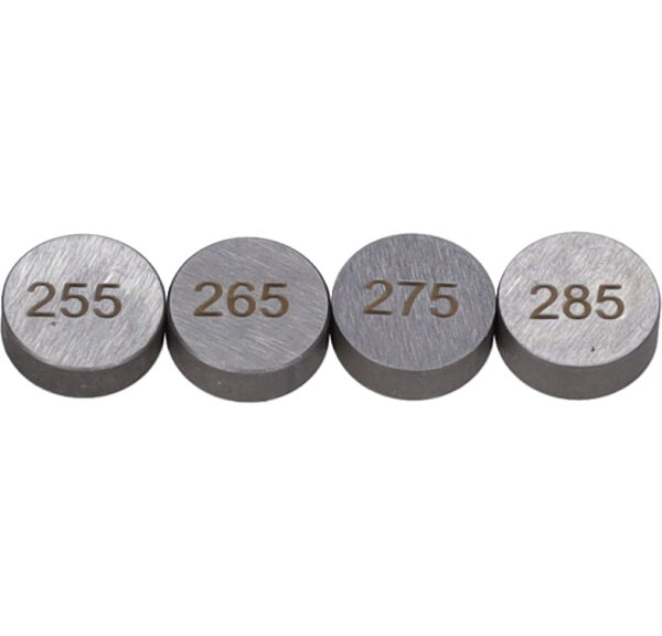 Klepstelplaatjeset (2.55+2.65+2.75+2.85mm) 4pcs giggle