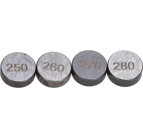Klepstelplaatjeset (2.5+2.6+2.7+2.8mm) 4pcs nitro 4t